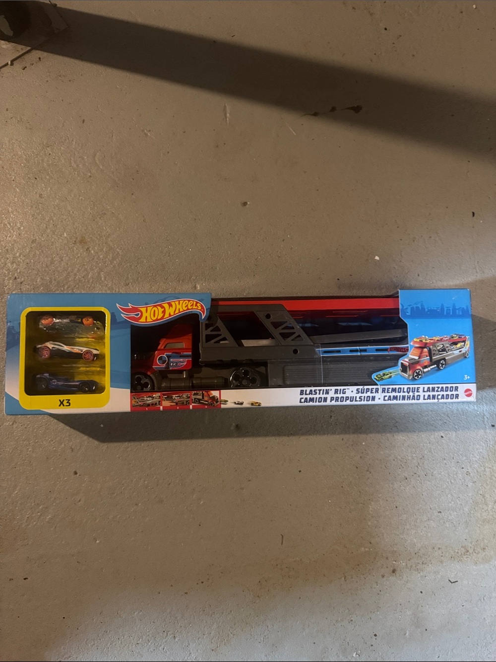 Hot Wheels Blastin' Rig Carrier Playset - Red and Black